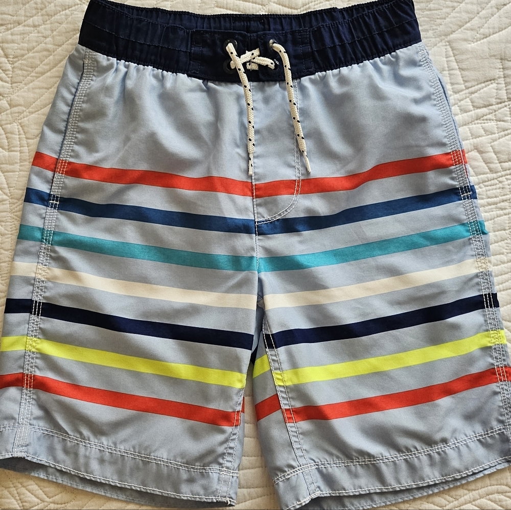 5 for $20 Gap Kids Swim Trunk/Board Short Blue Multi Stripe